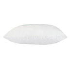 Verona Ivory Silver Velvet Pillow