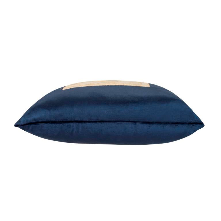 Verona Navy Gold Velvet Pillow