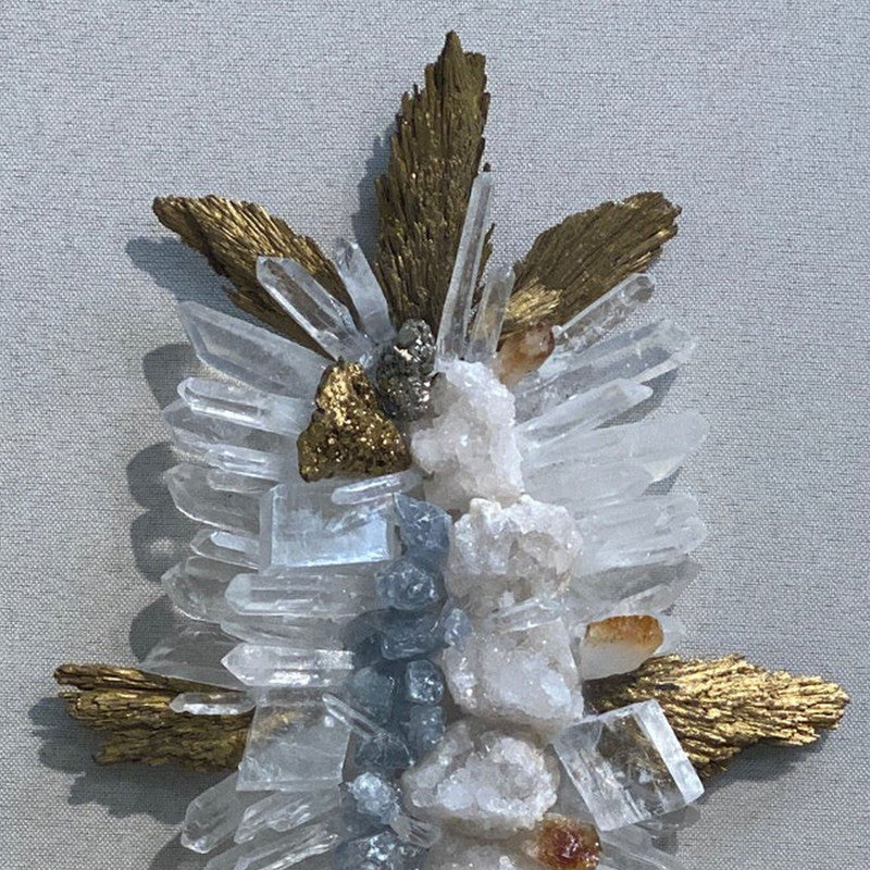 Home Decor Stone And Gem Wall Art