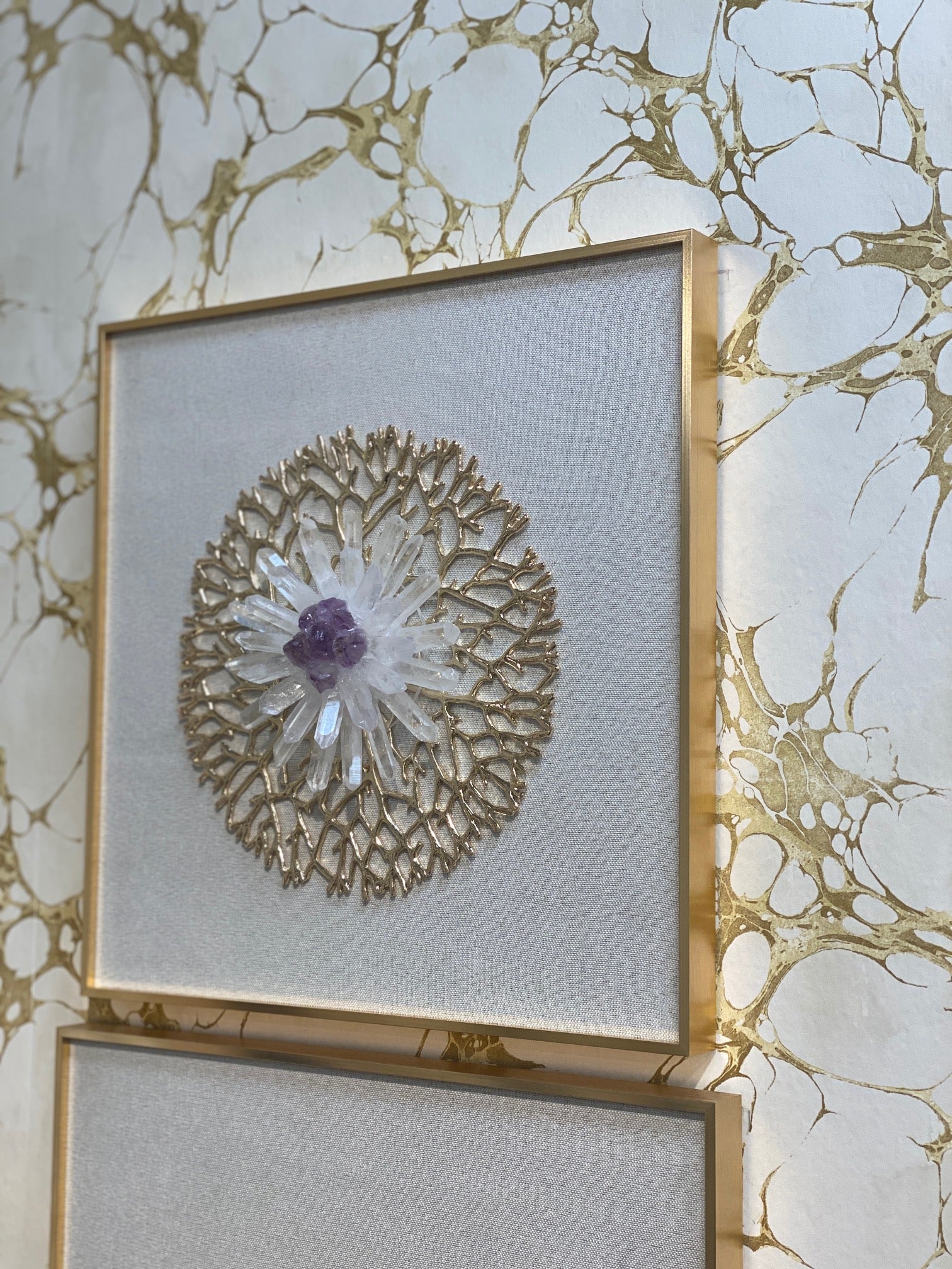 Home Decor Stone And Gem Wall Art