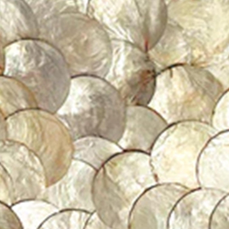 Home Decor Laguna Ivory Disc Wall Art