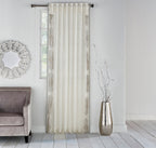 Zuri Ivory Silver Linen Panel